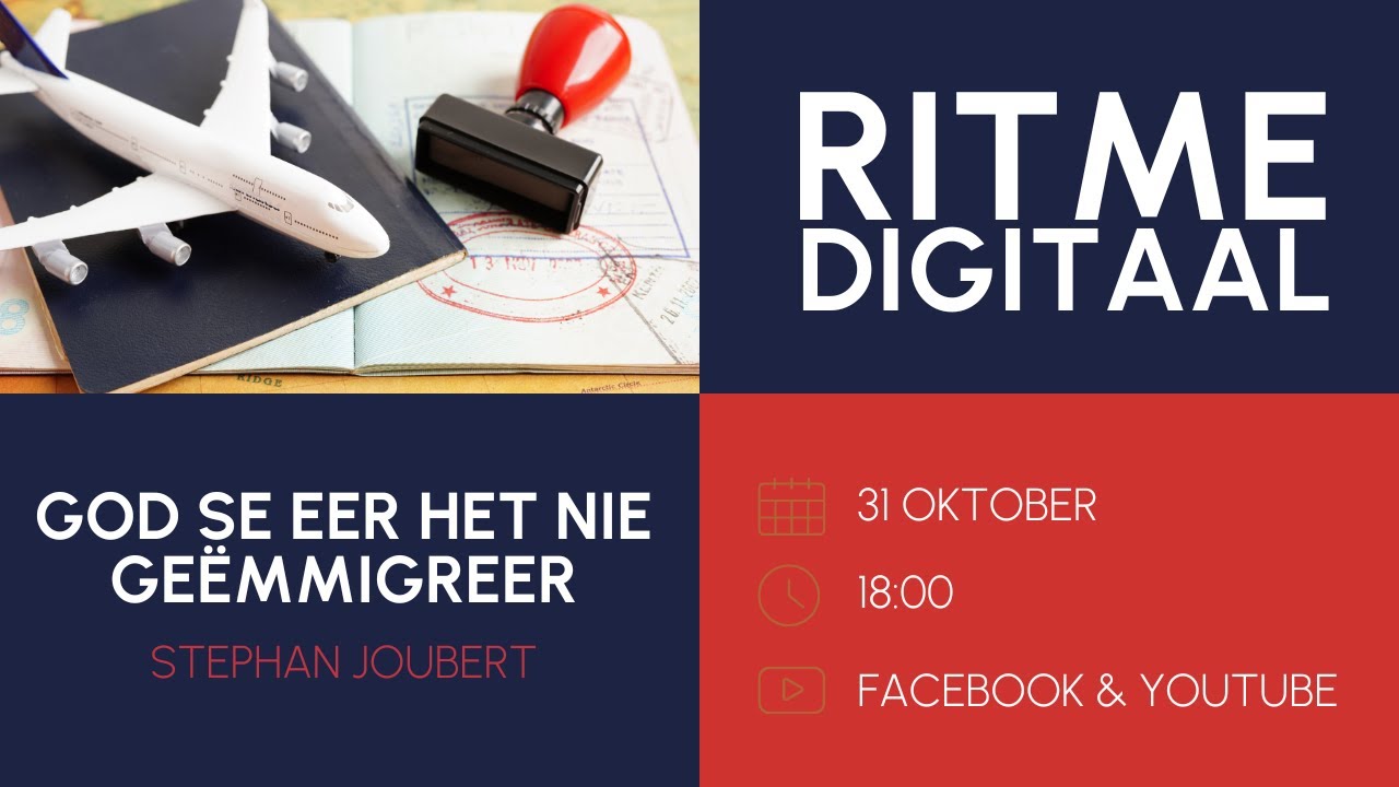 RITME Digitaal | God se eer het nie geëmmigreer