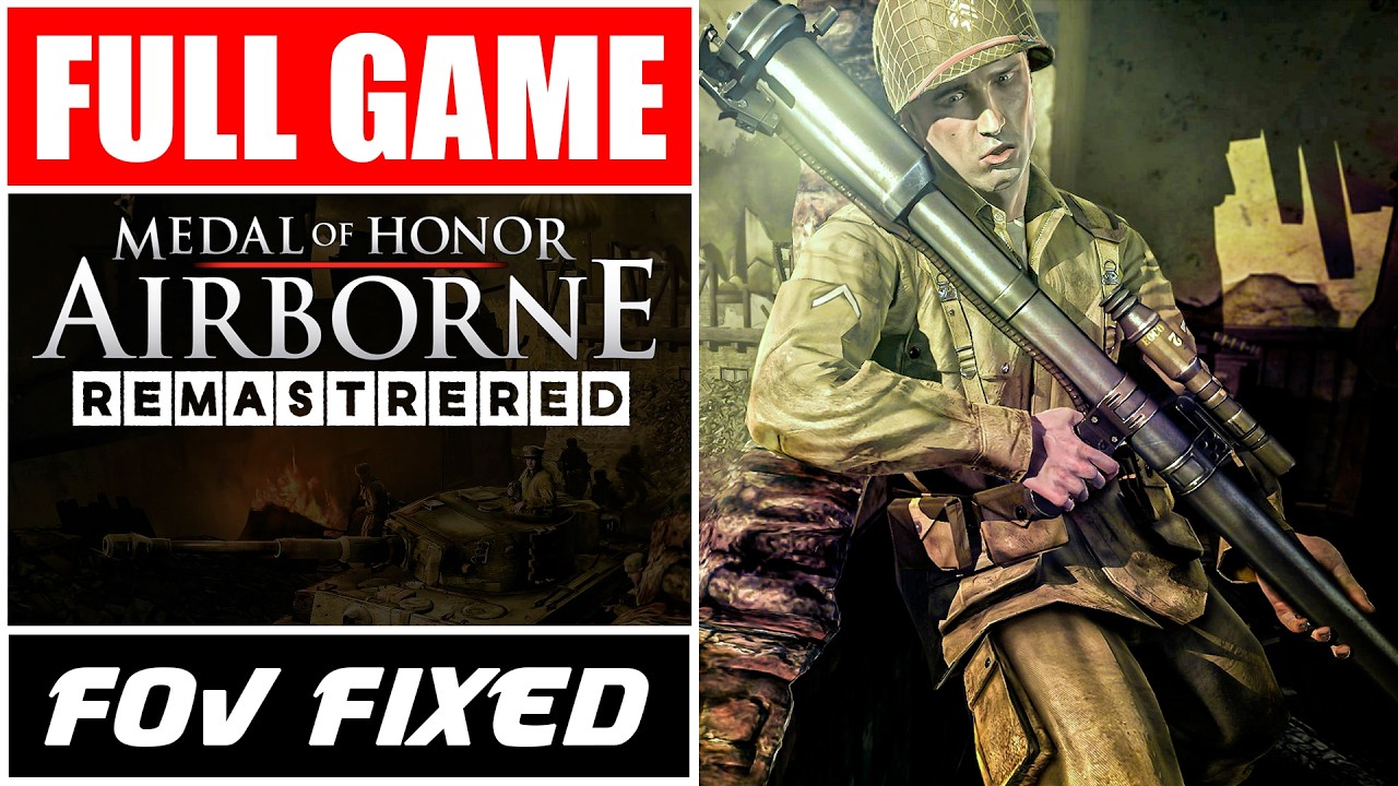 Medal OF Honor: Airborne - AI Remastered | Full Game | Walkthrough & Longplay | 1440p⁶⁰