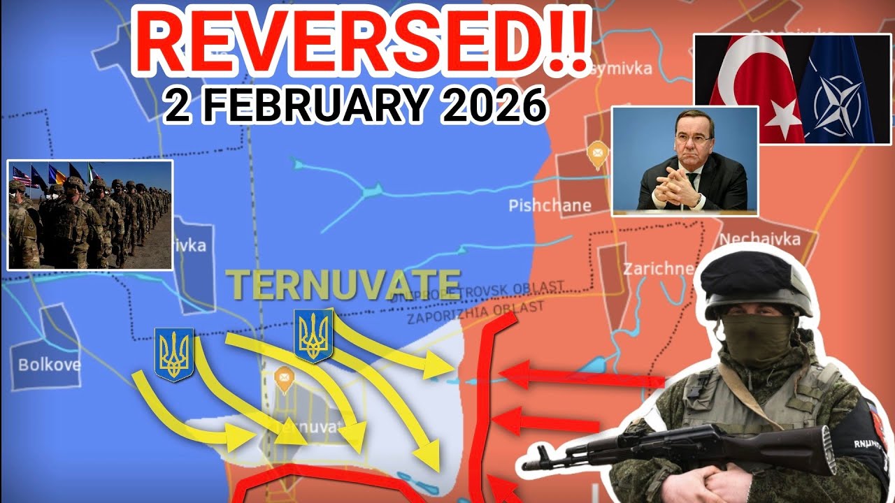 Ukraine Reverses Russian Advance in Ternuvate | Fighting Spreads Across Fronts [2 February 2026]