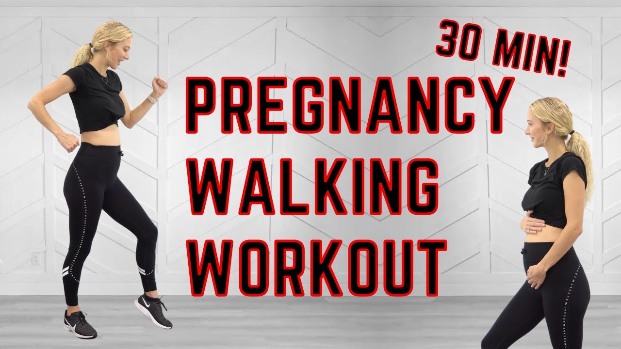 30 Minute Pregnancy Walking Workout | Prenatal Cardio Workout | fitnessa ◡̈