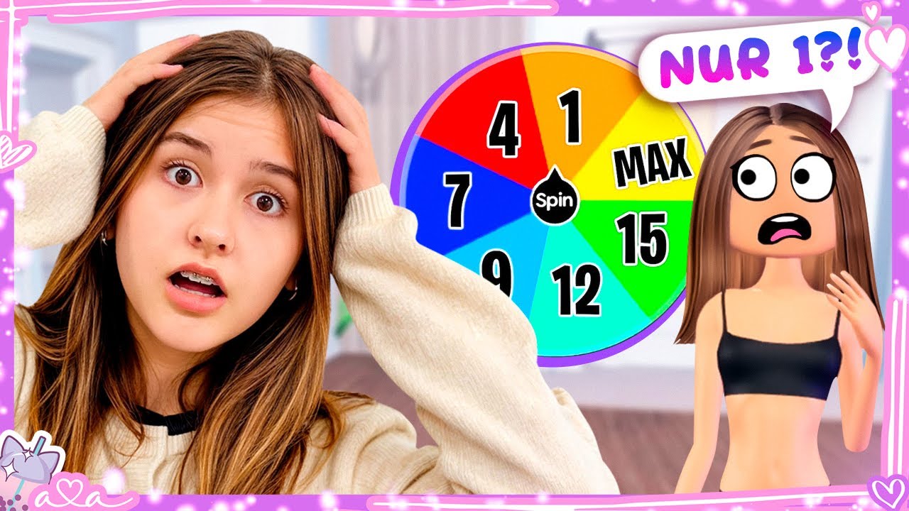 Dress to Impress ABER das GLÜCKSRAD bestimmt meine Outfits!!