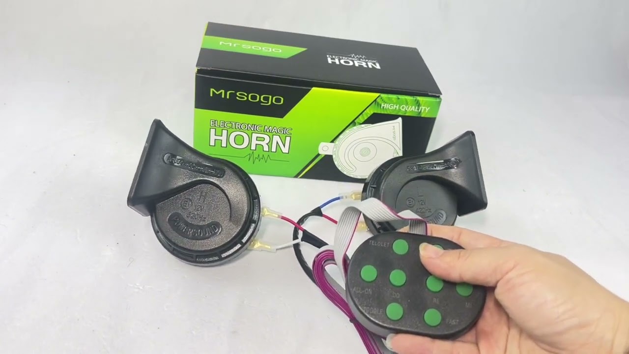 ⚡CAR HORN SHOWDOWN&nbsp;8 Custom Sounds Tested at 120dB - This Will DOMINATE Traffic! (Waterproof Design)