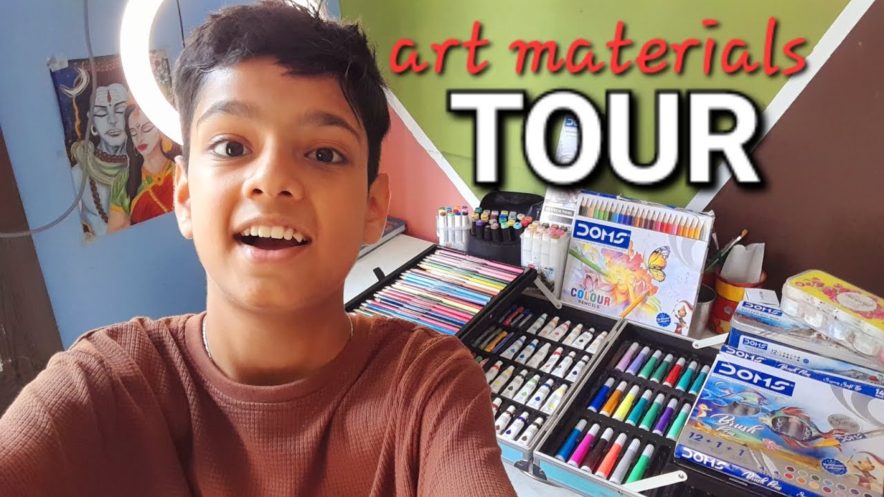 THESE are MY CRAZY art supplies 😍🔥 | art supplies tour | #drawing #art #tour