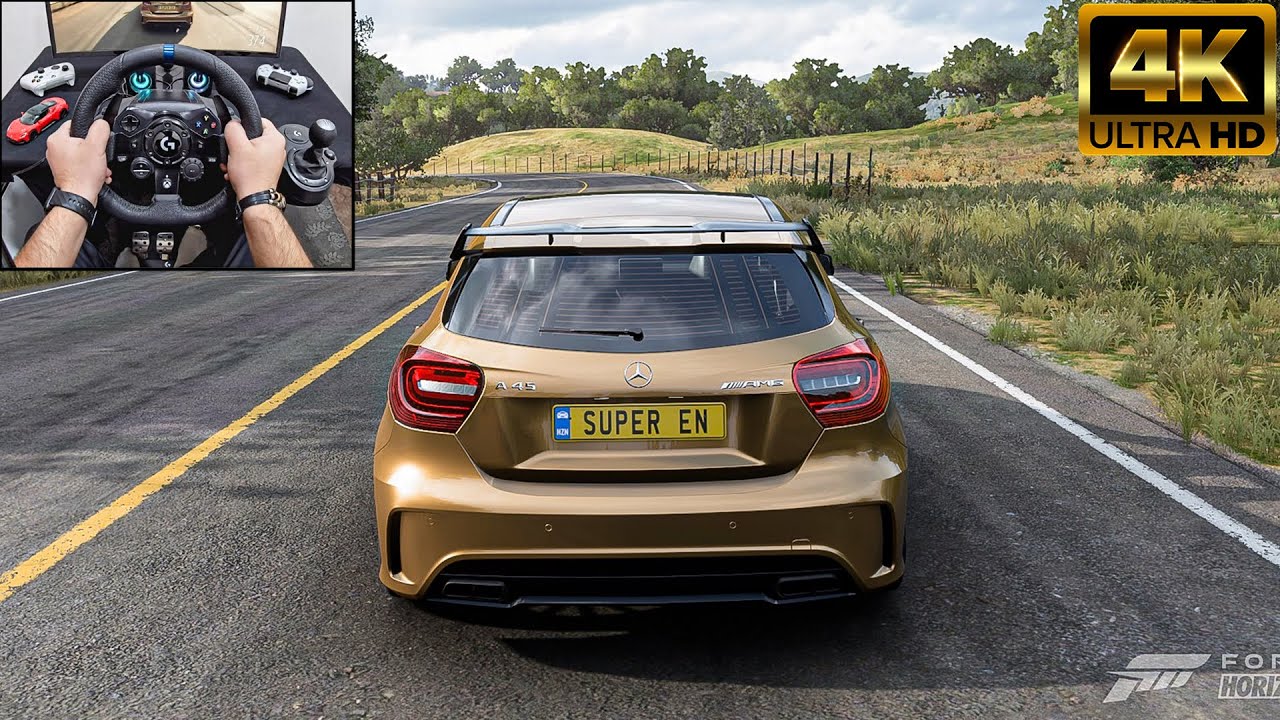 Mercedes A45 AMG - Forza Horizon 5 | Logitech G923 Steering Wheel