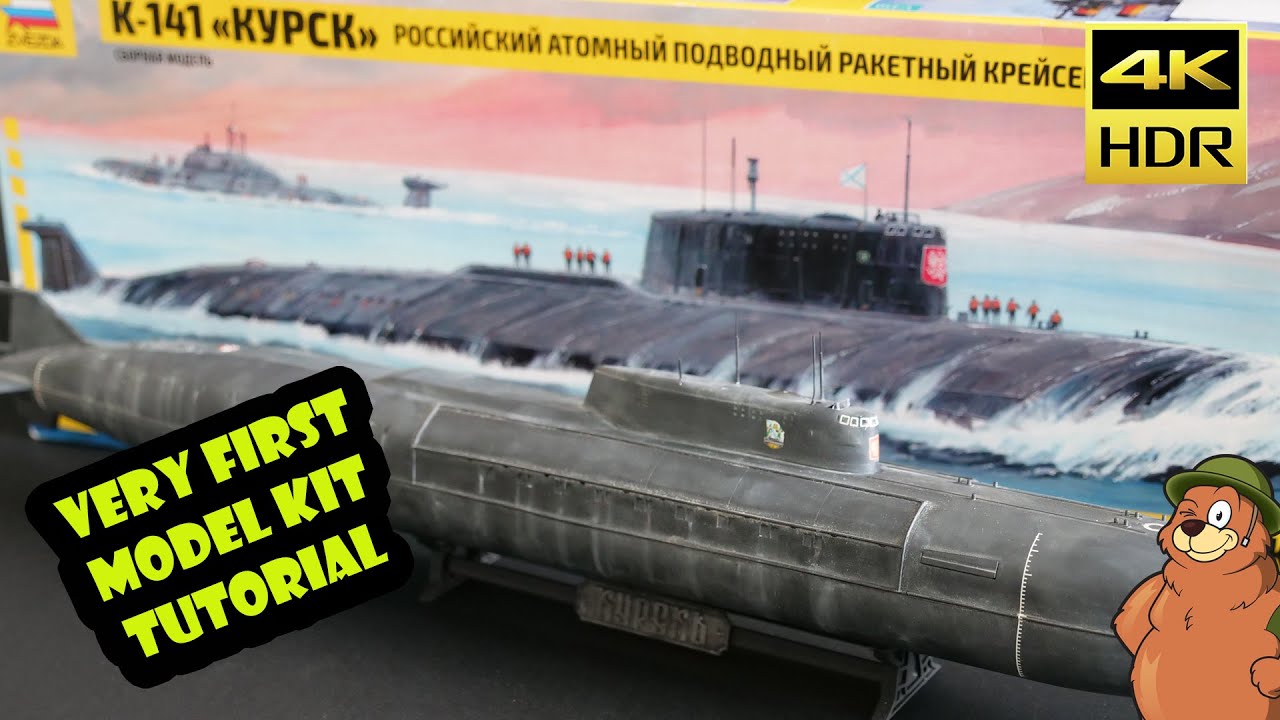 Build your very first scale model in 4 hours ! - Submarine Kursk