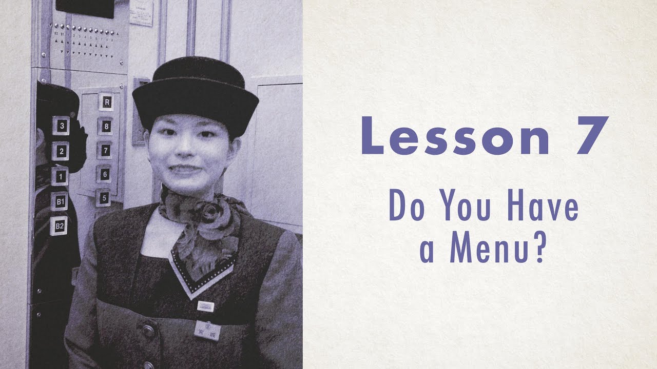 Getting to Know Japanese Language & Culture - Series 1 - Lesson 7: Do you Have a Menu?