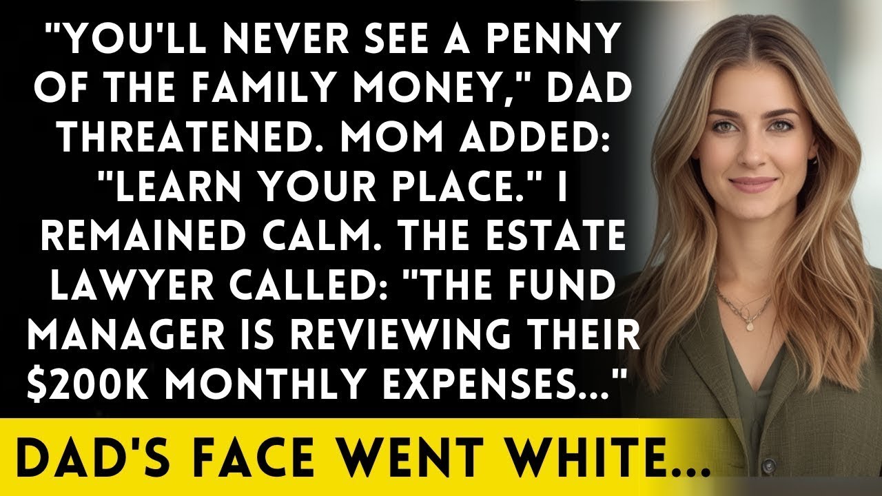 My Parents Tried To Cut Me Off To 'Control' Me—Until I Froze Their Entire Trust Fund In Seconds!