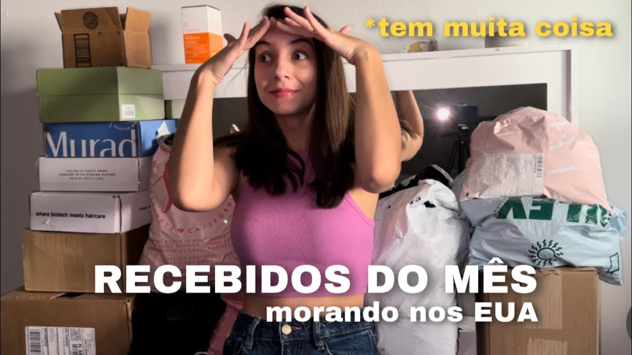 RECEBIDOS DO M&Ecirc;S - MORANDO NOS ESTADOS UNIDOS