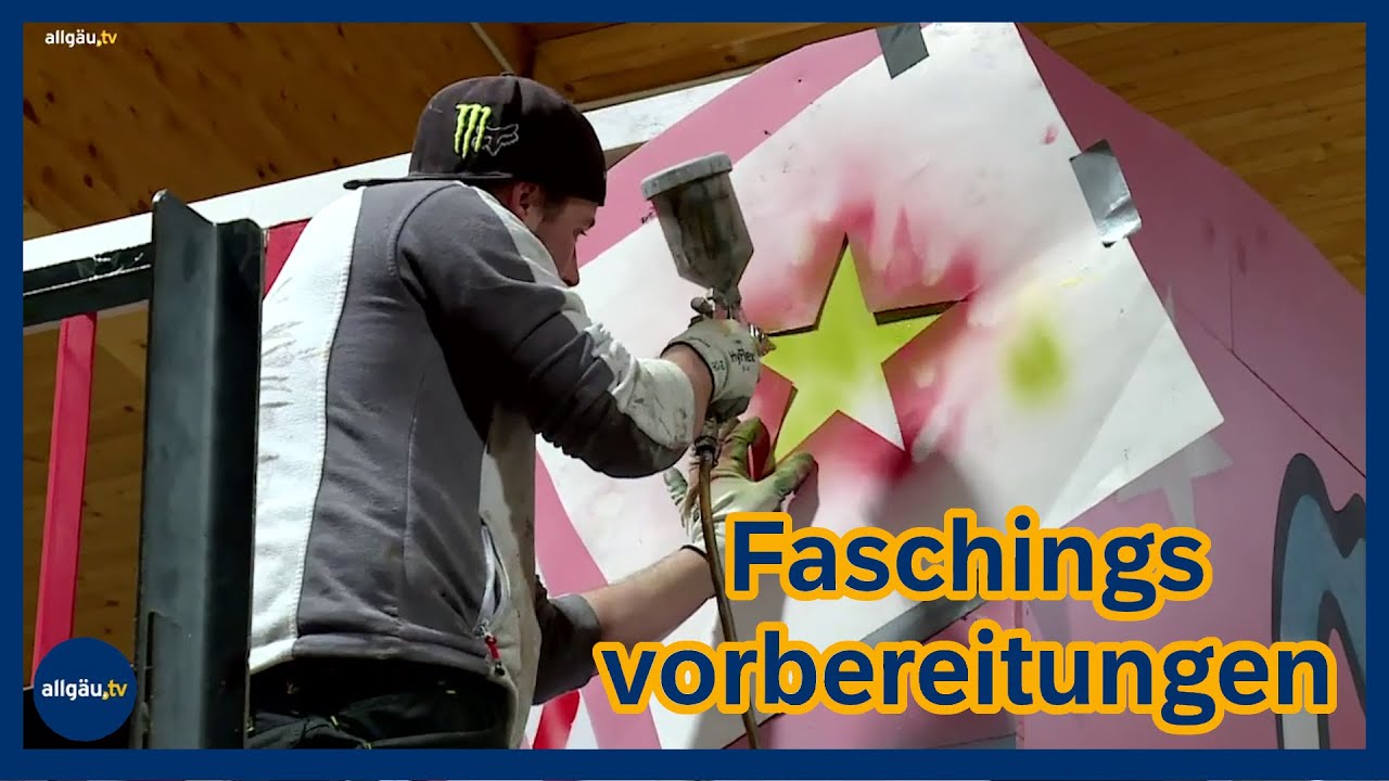 allg&auml;u.tv spezial Faschingsvorbereitungen Sulzberg - Mittwoch,  5. Februar 2020