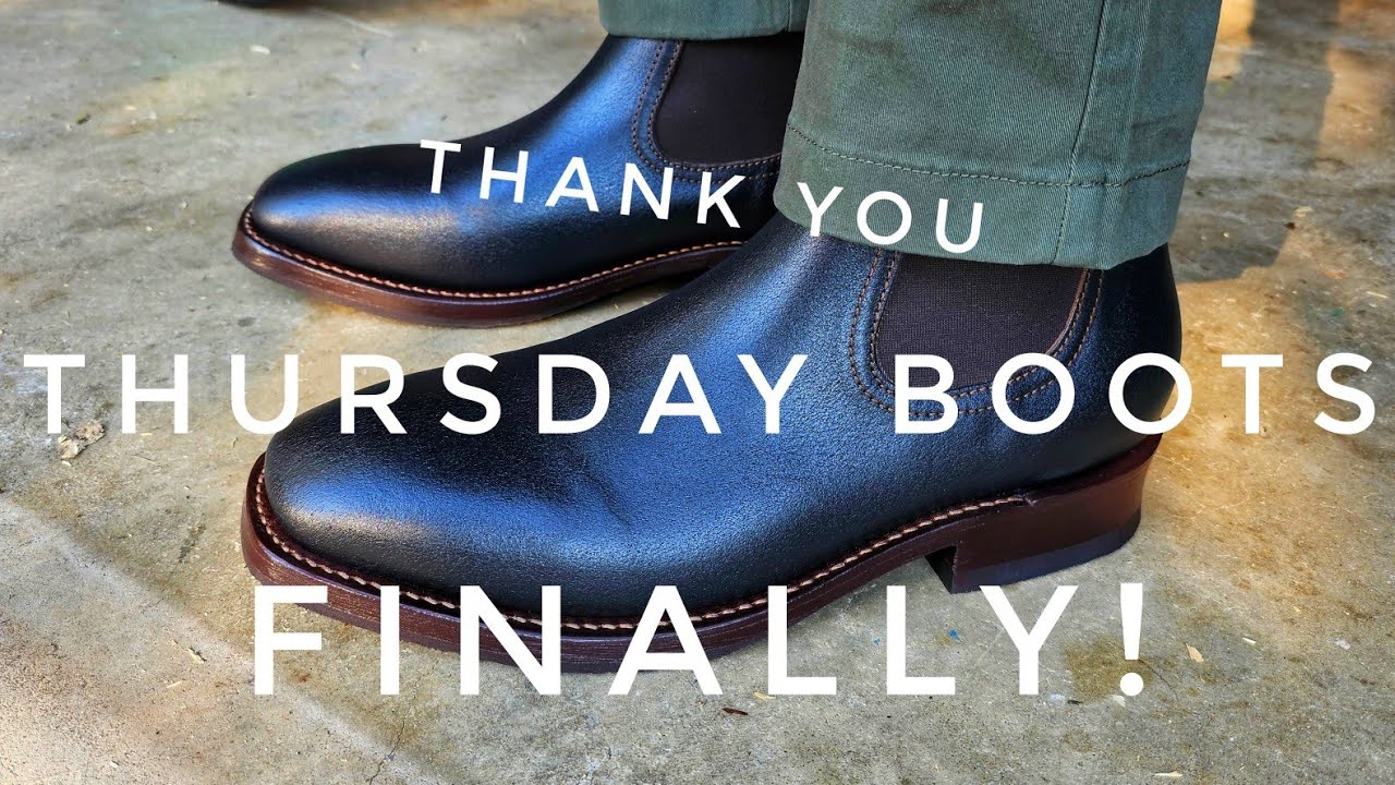 НОВЫЕ ботинки Thursday Boots Journeyman (Black Label) Сравнение размеров