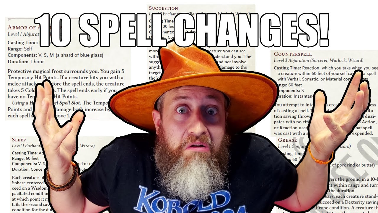 10 Spell Changes in the 2024 D&D 5e Player's Handbook! | Nerd Immersion