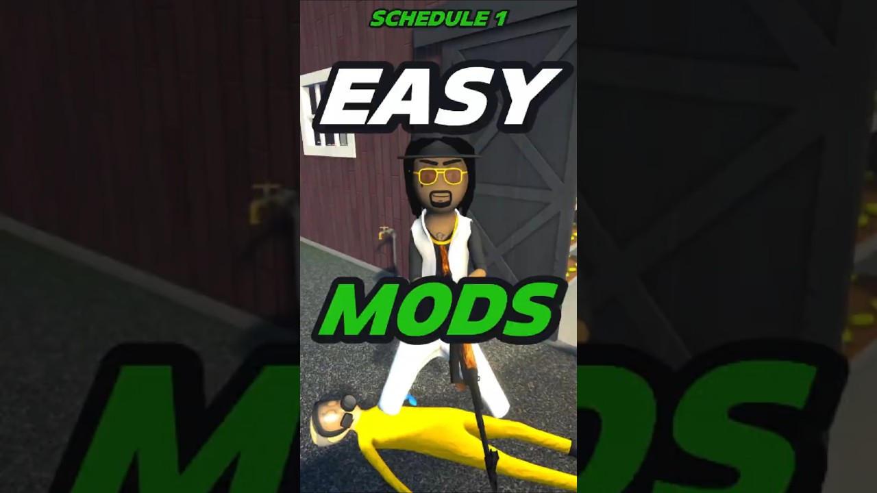 How to install mods in Schedule 1 Tips Tricks #schedule1 #indiegame #gamingshorts  #gamingtips #tips