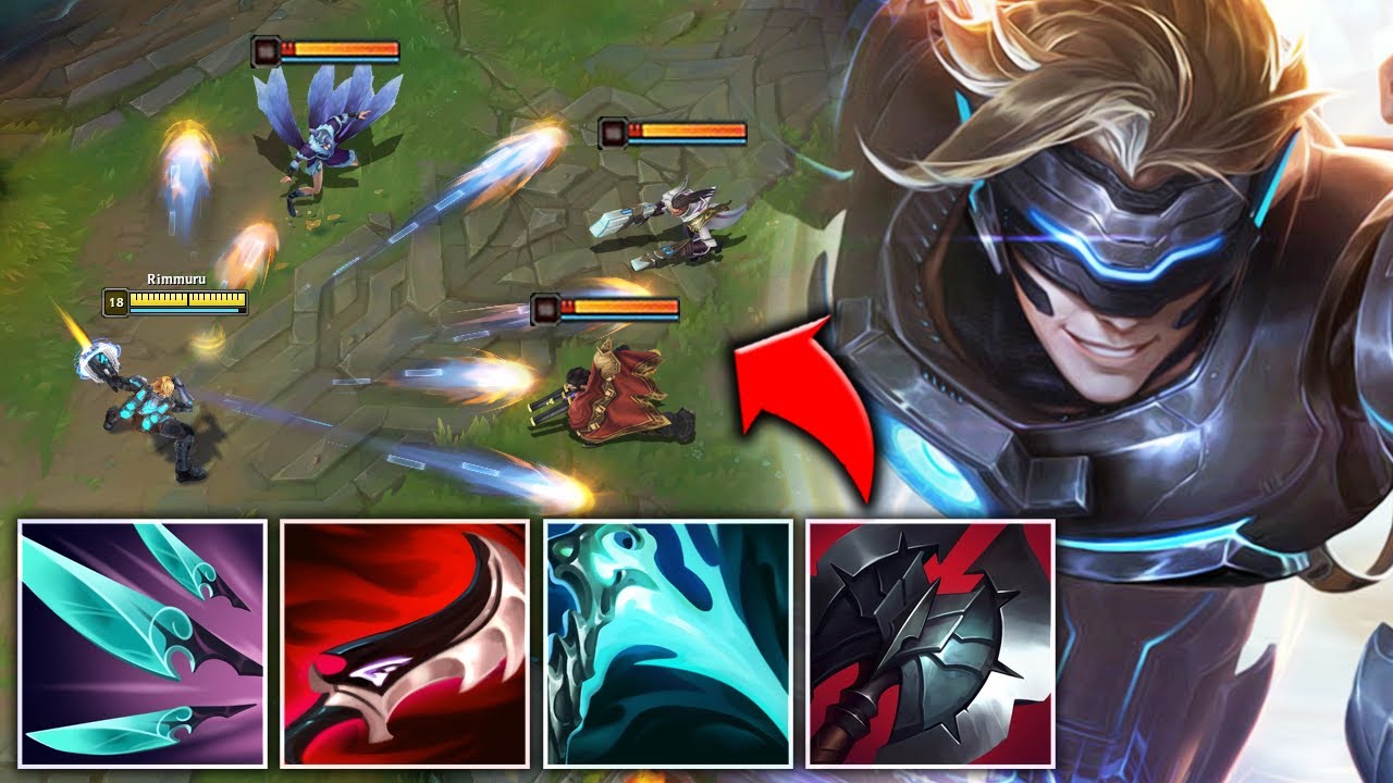Ezreal but my Q has a 0 second cooldown and it looks like I'm hacking