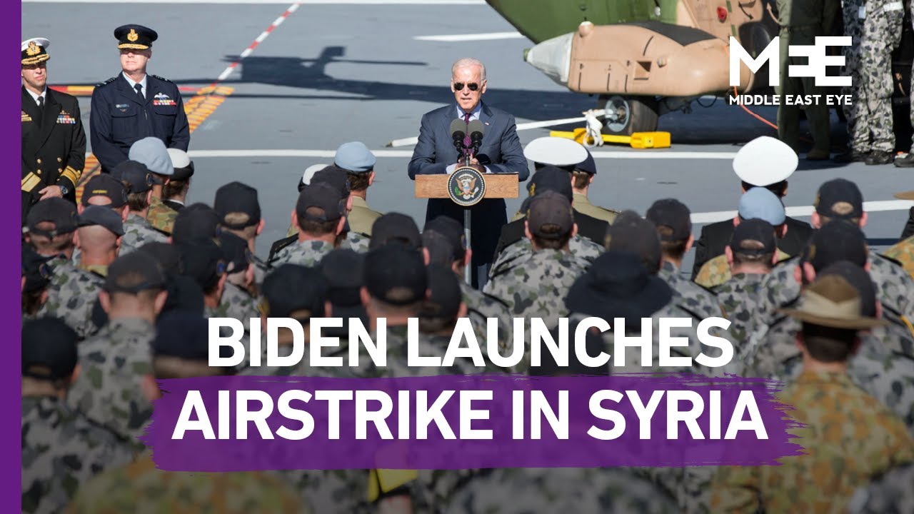Biden administration launches airstrike on pro-Iran fighters in Syria