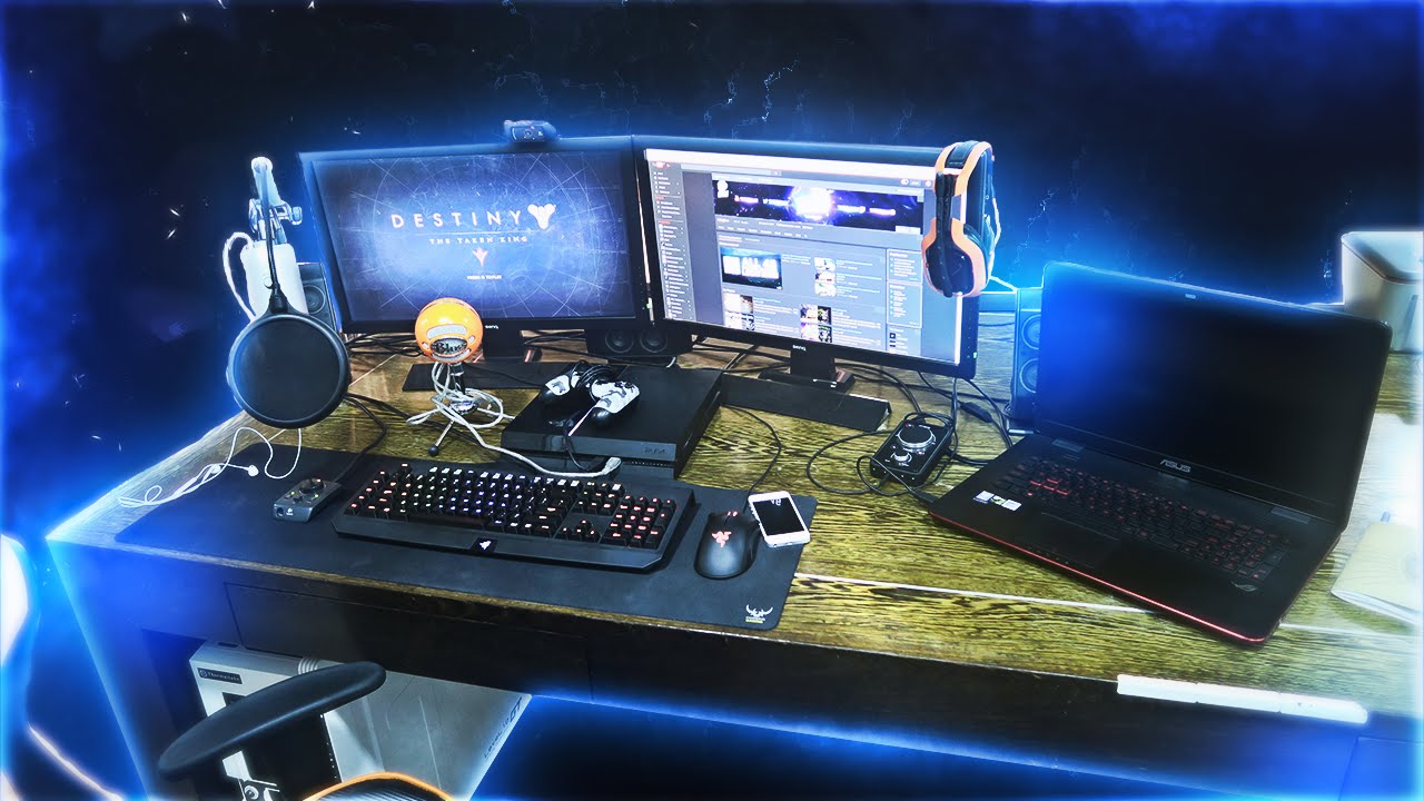 My Brand New 2015 Gaming Setup & Room Tour!