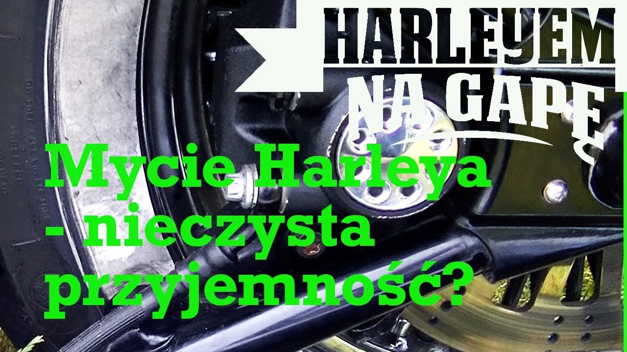 Mycie Harleya-Davidsona - nieczysta przyjemność?