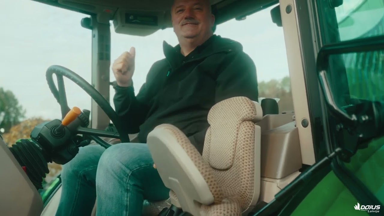 John Deere 5. sērijas traktora apskats.