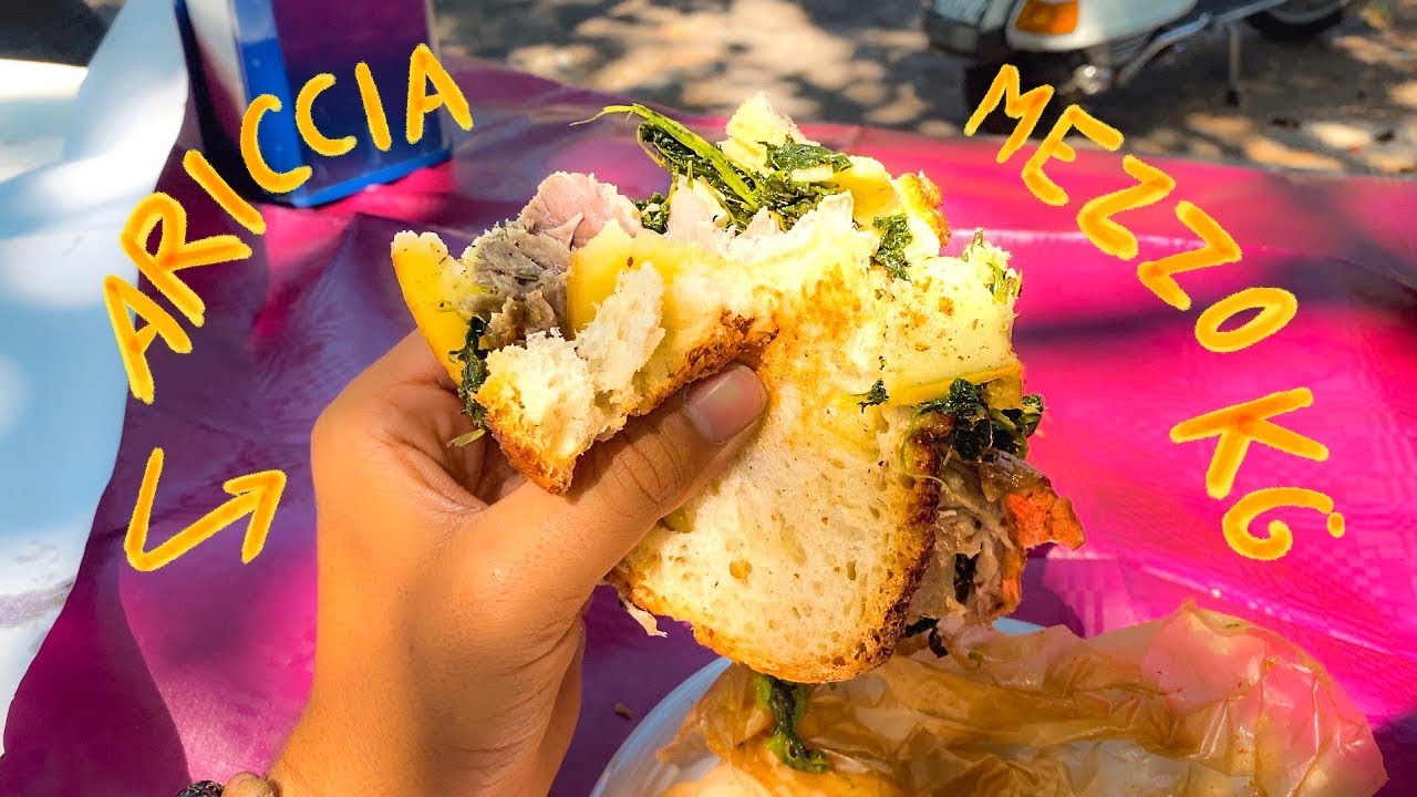 mezzo kg di panino con la porchetta ASSURDO