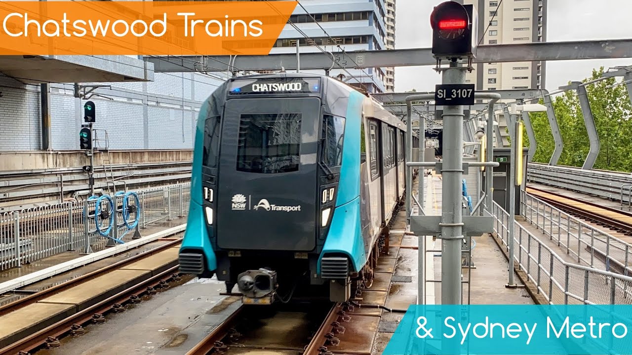 Sydney Trains Vlog 1789: Chatswood Trains & Sydney Metro