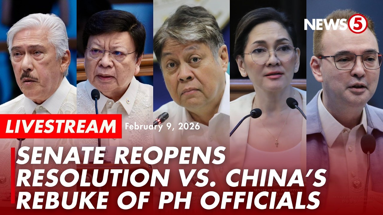 LIVE | Senate holds plenary session (February 9, 2026)