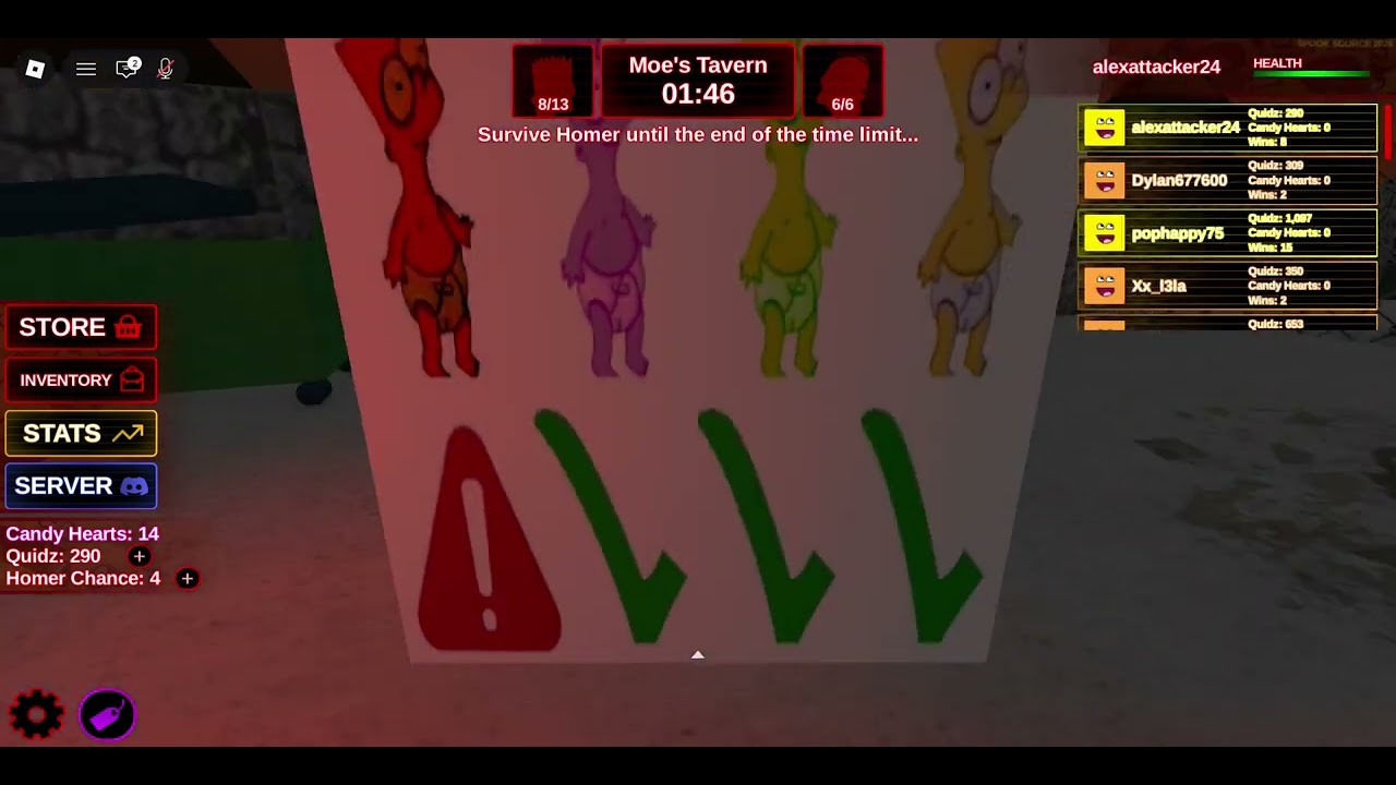 Playing a Round of Infection In Roblox's You vs Homer!