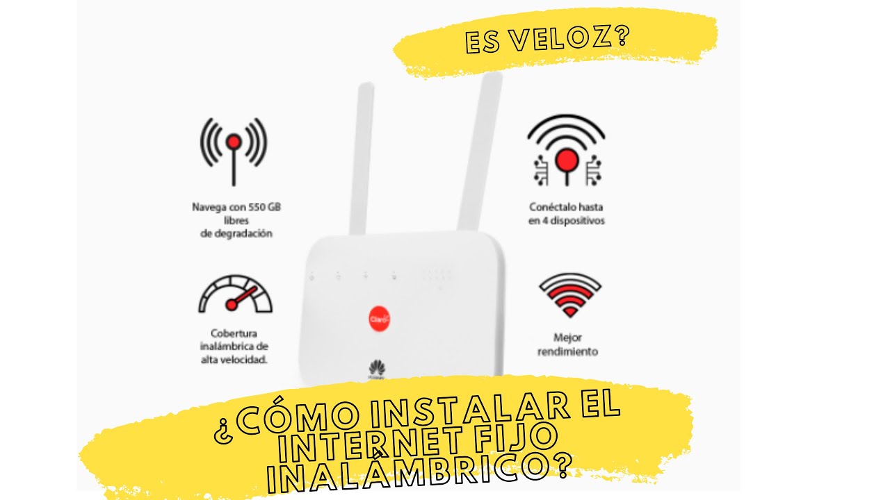 Claro Internet Fijo Inalámbrico | Unboxing en español | Sirve para jugar? | Router huawei b612s