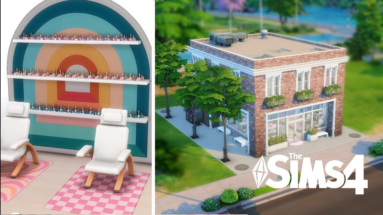 Nail Salon  | No CC | Sims 4 Speedbuild