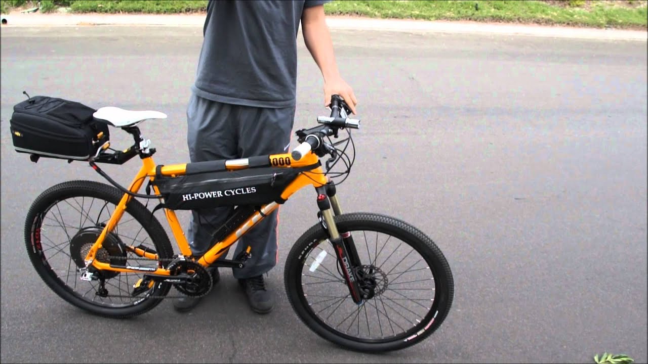 36mph 110 Mile Range Lithium Powered Ebike Commuter 3000w