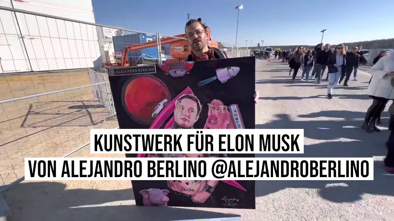 22.03.2022 #Blackout #Tesla Elon Musk @ #KitKatClub #GigaFactory Gay Artist Alejandro Berlino SpaceX