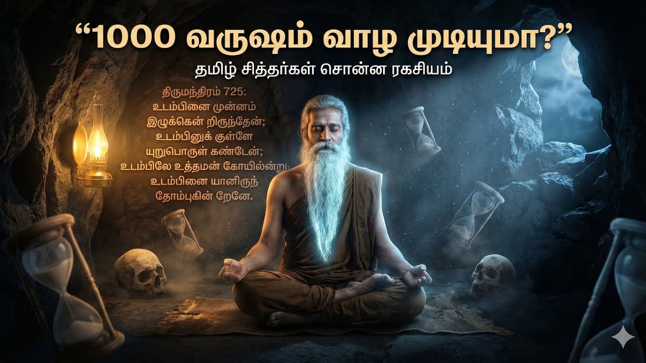 🔎1000 வருஷம் வாழ முடியுமா? 📈Can You Live 1000 Years? | Tamil Siddhar Immortality Secret”🤫