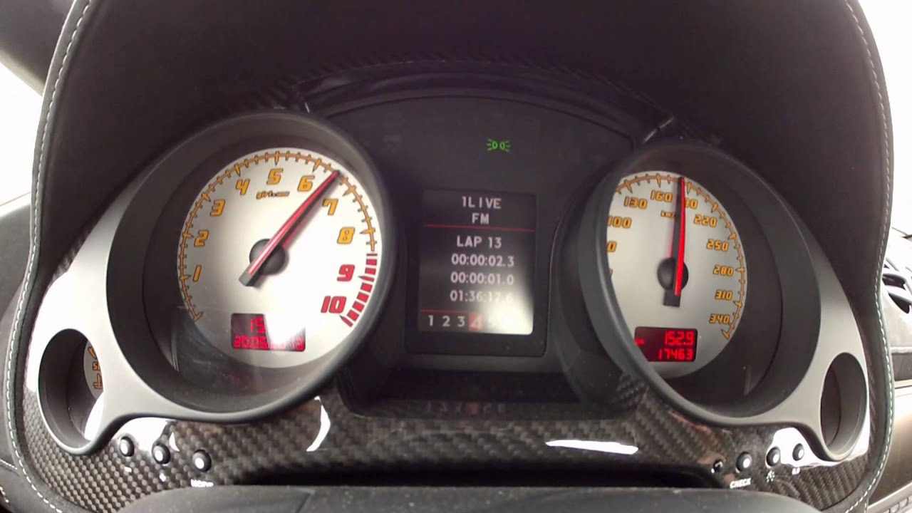 Fast Autobahn Ride: Lamborghini Gallardo LP570-4 Performante