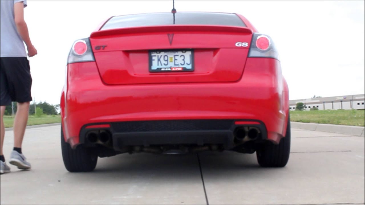 Pontiac G8 GT - Solo Performance Axlebacks and X-Pipe