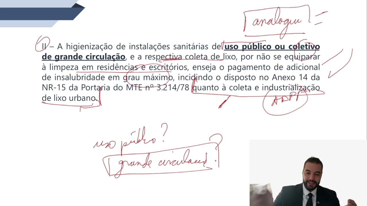 Súmula 448 TST - adicional de insalubridade: limpeza de banheiros