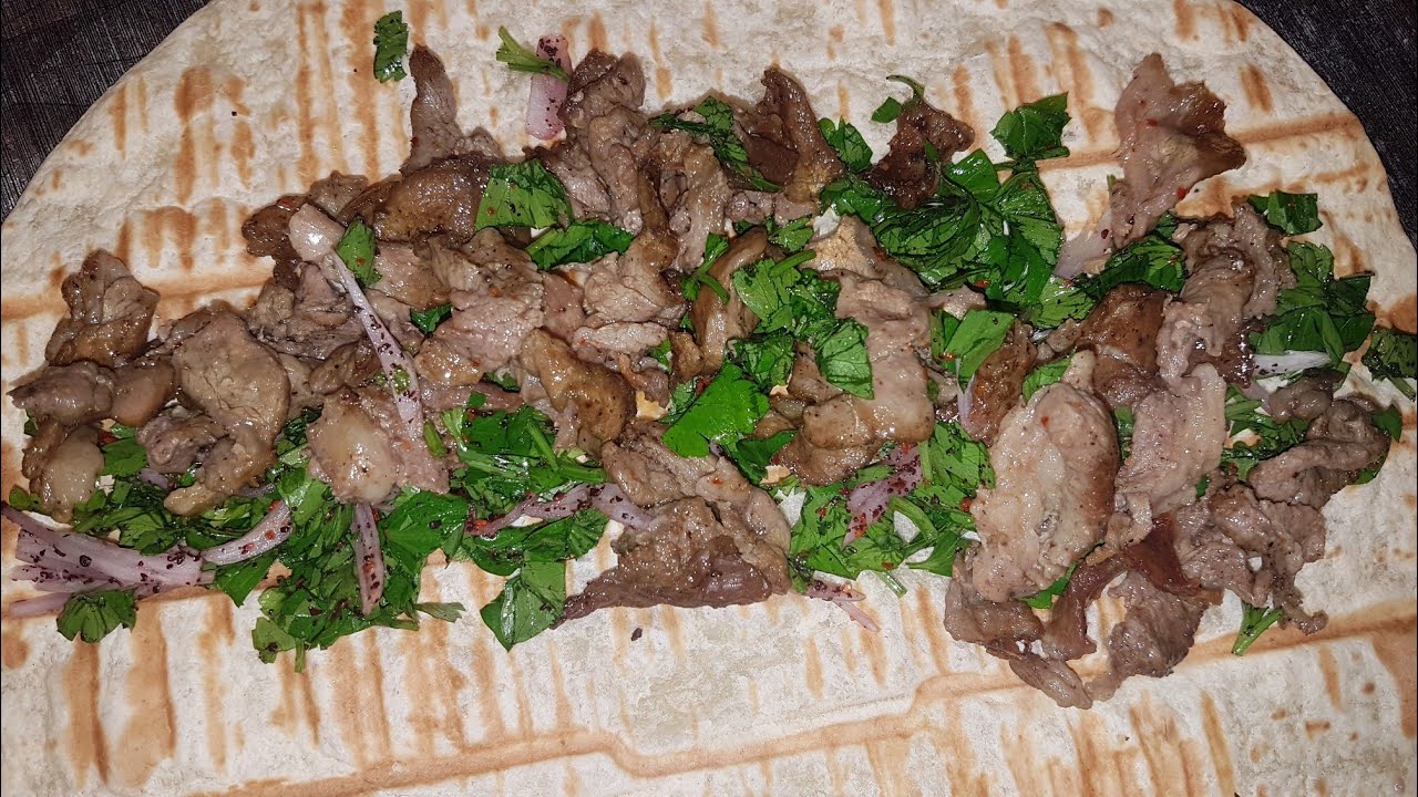 شاورما اللحم السوريةبالمنزل يامال الشام