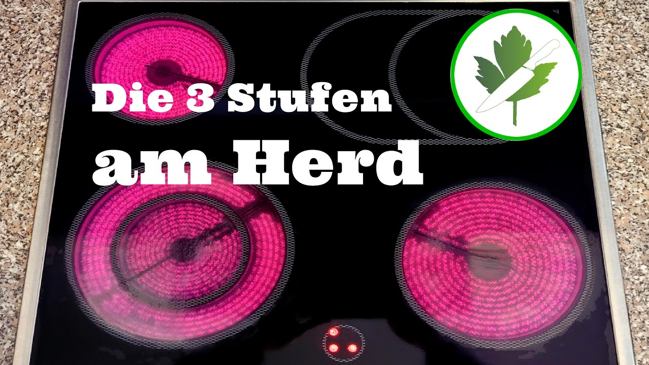 Die optimale Temperatur - Die 3 Stufen am Herd