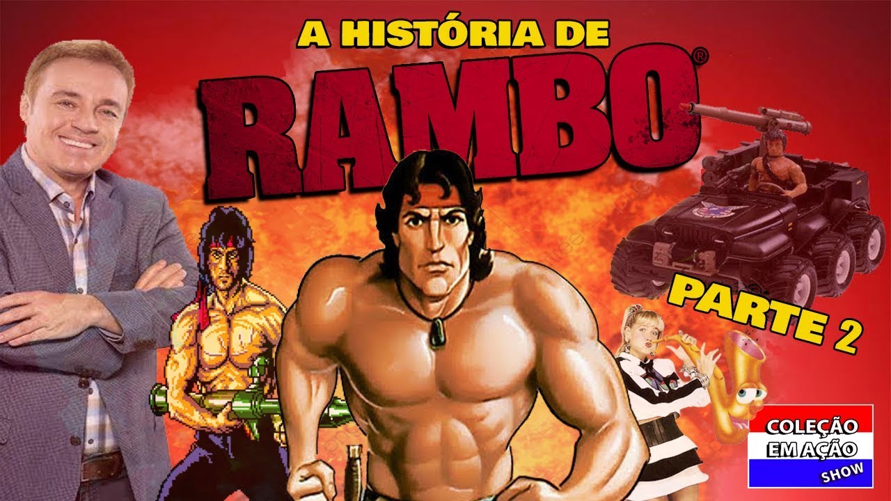 A História do Rambo - O Desenho, brinquedos, Games e um Concurso!