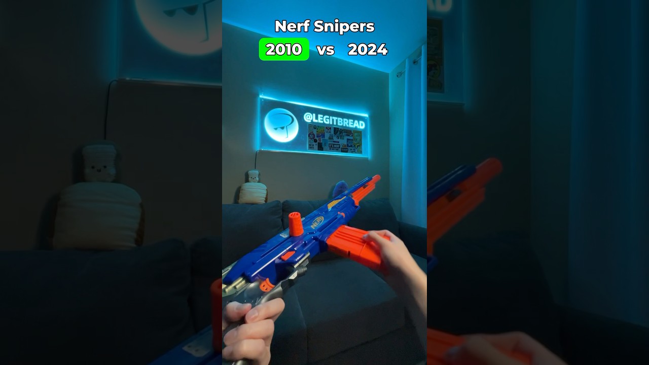 2010 vs 2024 Nerf Sniper Rifles