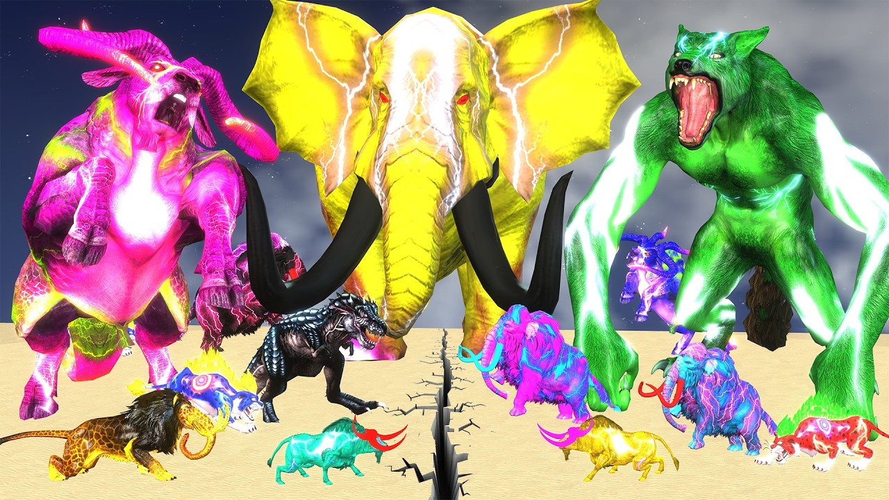 Incredible Animals Race vs Dinosaurs vs Prehistoric Mammals Speed Race Run: Who Will Win?ARBS #2026