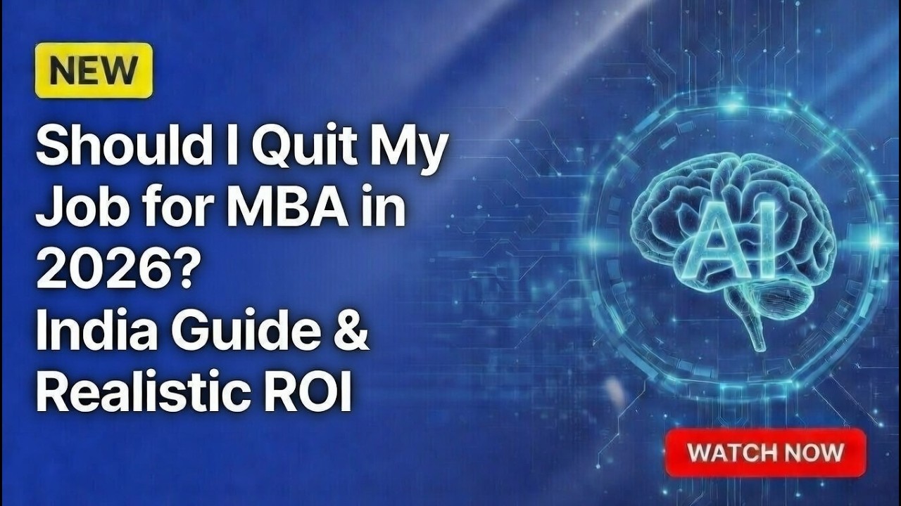 Should I Quit My Job for MBA in 2026? India Guide & Realistic ROI #career #facts #jobs #motivation