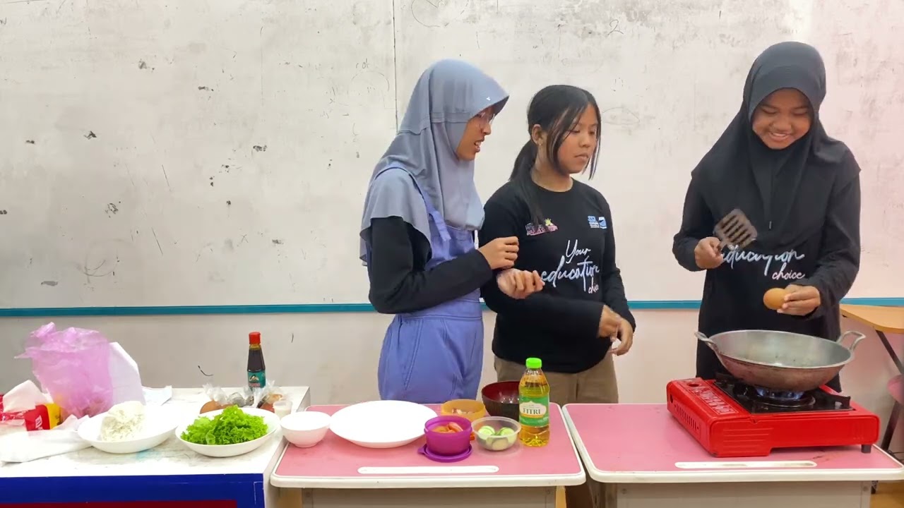 Cooking class recording activity-English Middle Class Parigi