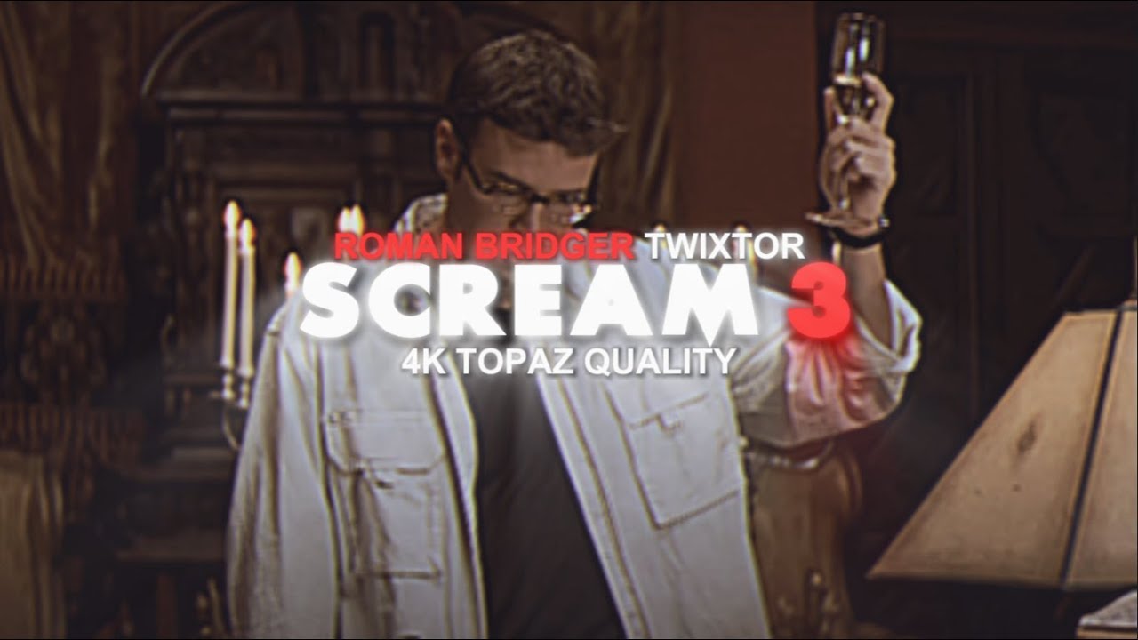 Roman Bridger (Scream 3) 4K Twixtor