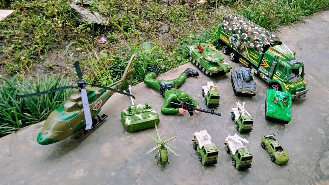 Mainan mobil Tentara, mobil tank, Robot tentara, truk tentara, helikopter tentara. Terbaru!!!