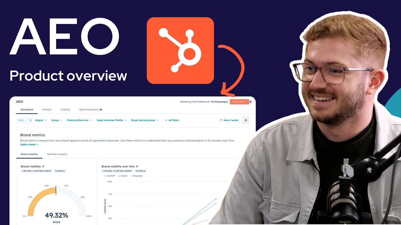 Новый инструмент AEO от HubSpot: полный обзор продукта.