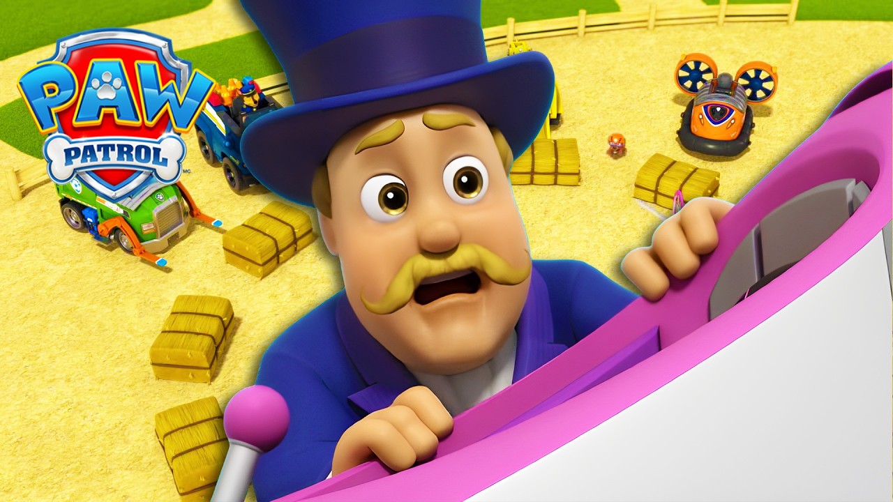 Mayor Humdinger's Out of Control Flight! ✈️ - PAW Patrol - Cartoons for Kids