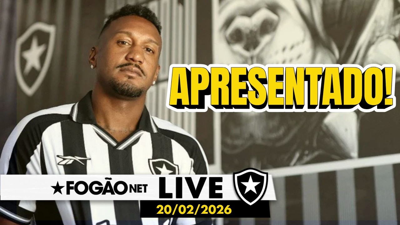 FOGÃONET LIVE: EDENÍLSON É APRESENTADO NO BOTAFOGO | 15 MIL INGRESSOS VENDIDOS PARA JOGO DE VOLTA
