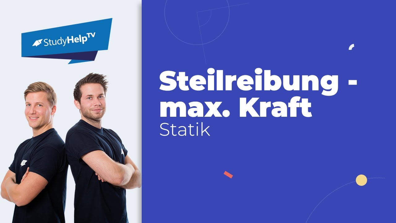 Seilreibung - maximale Kraft bestimmen [Technische Mechanik] |StudyHelp