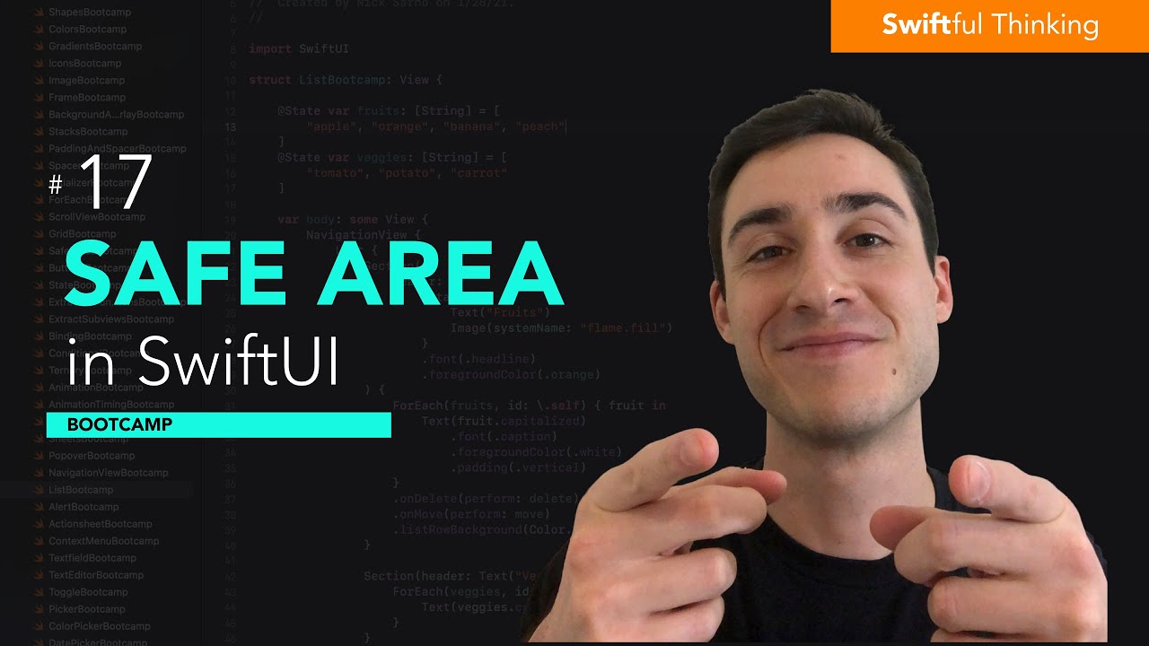 How to use and ignore the Safe Area in SwiftUI | Bootcamp #17