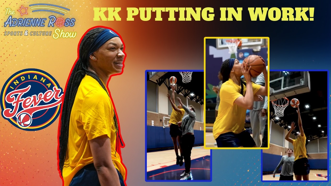 Makayla Timpson Putting in Work in the Gym with Indiana Fever Staff