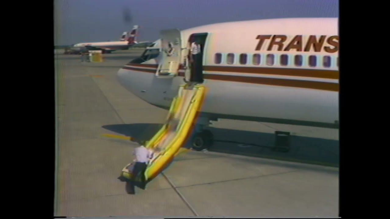 Boeing 727 Safety Equipment For Flight Attendants