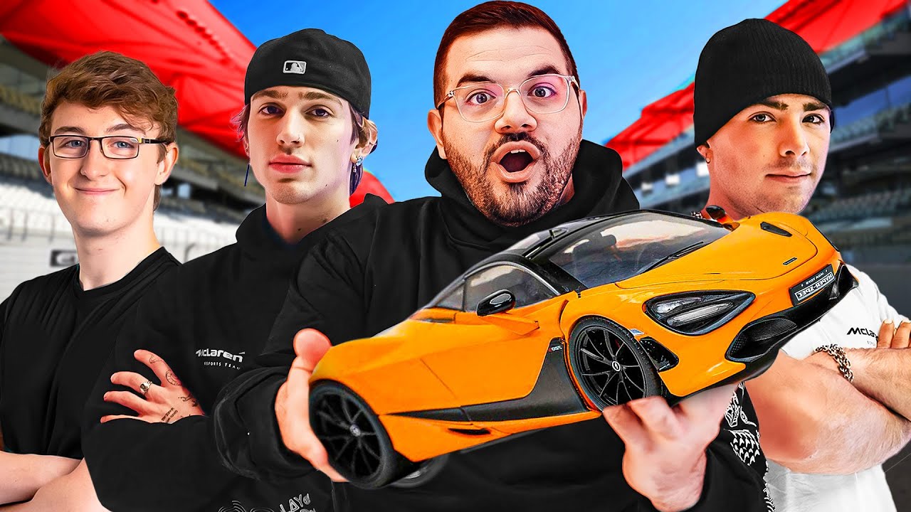 Challenging Our Friends To a Tiny F1 Race ft Vinnie Hacker, CourageJD, Devyn Winkler & Garrett Casto